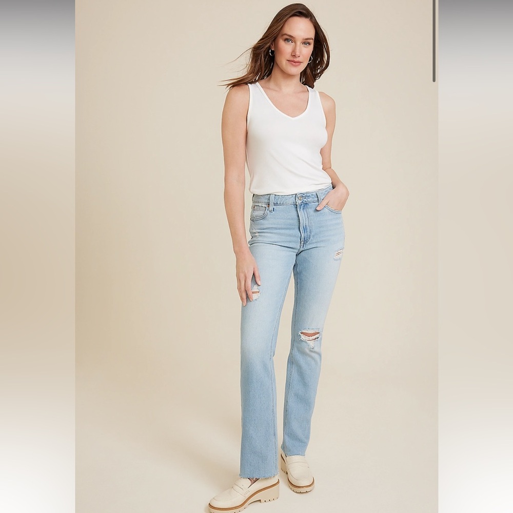 Goldie Blues™ Light High Rise Cheeky Slim Boot Jean